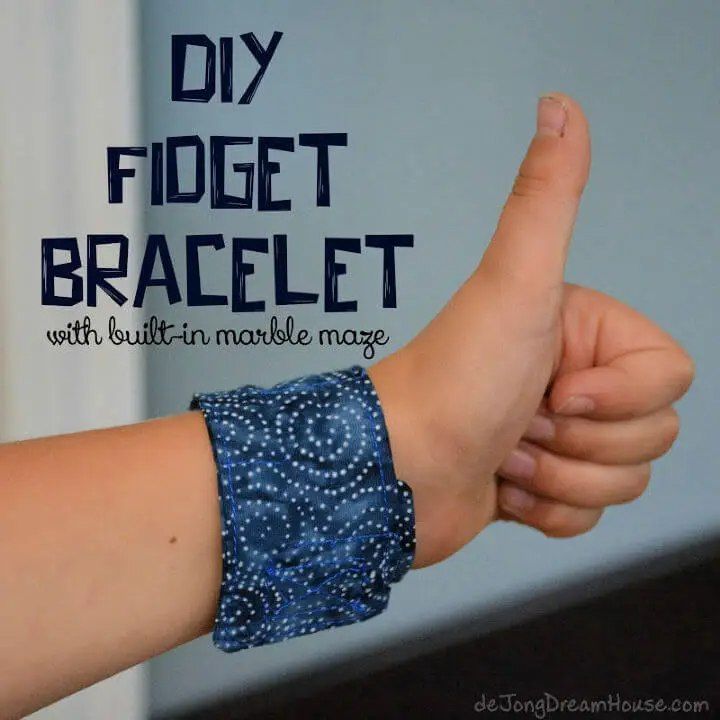 Fidget Bracelet with Built in Marble Maze