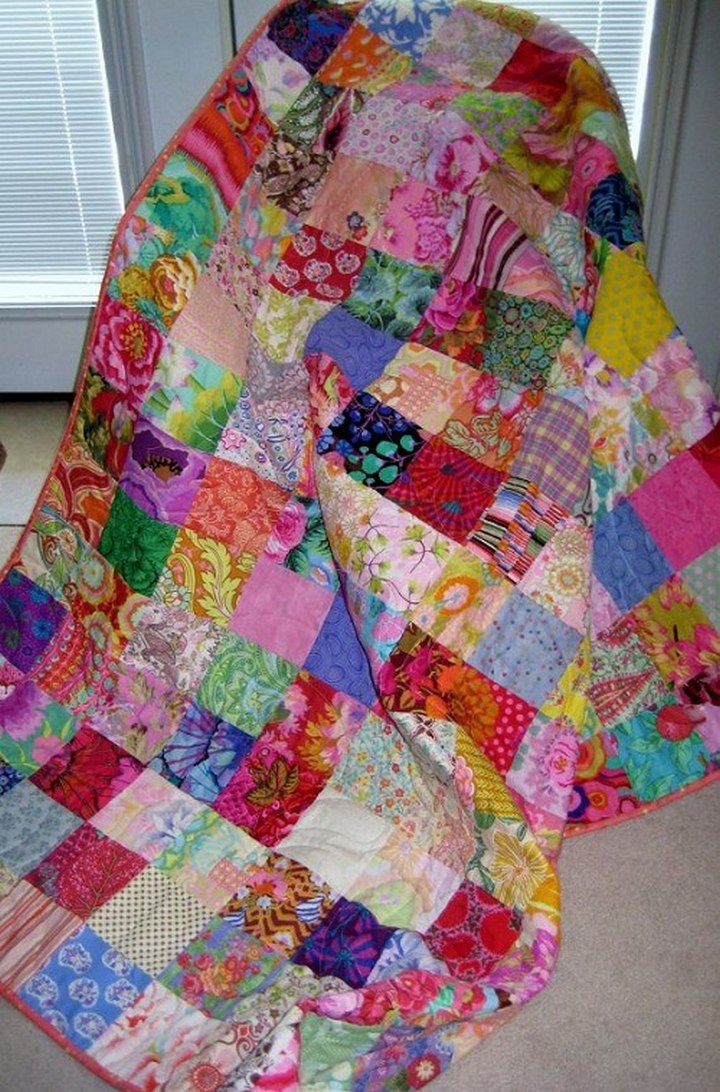 Free and Easy to Make Patchwork Quilt
