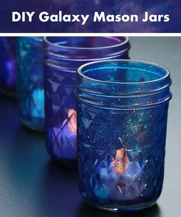 Galaxy Candle Jars
