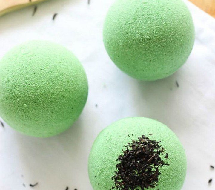 Green Tea Bath Bombs