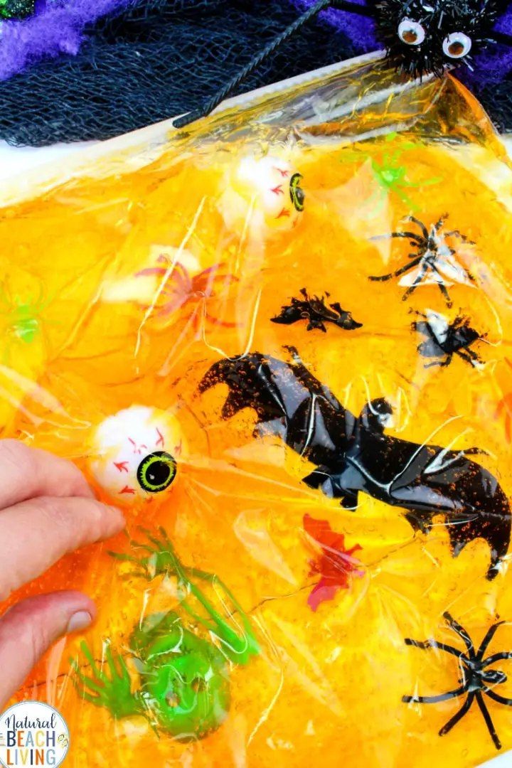 Halloween Sensory Bag Sensory Activities for Kids