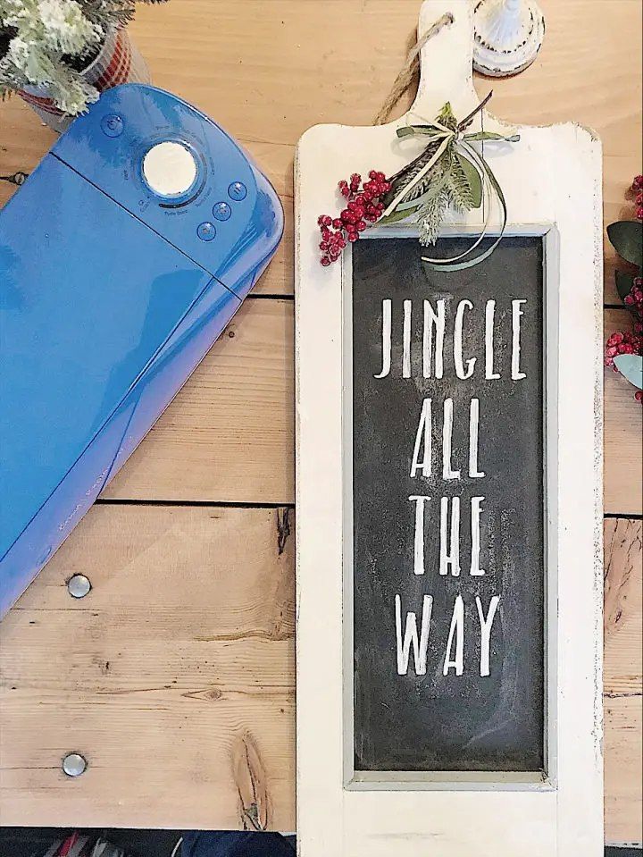 Homemade Chalkboard Stencil