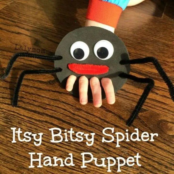 Itsy Bitsy Spider Finger Puppet