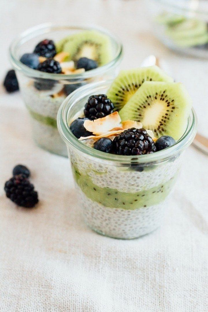 Kiwi Chia Pudding Parfait