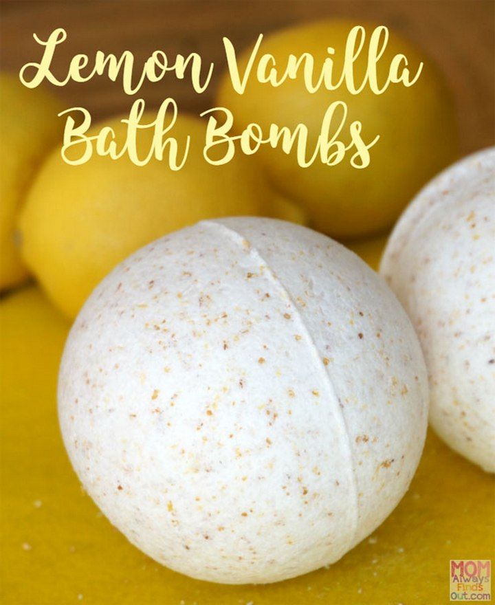Lemon Vanilla Bath Bomb