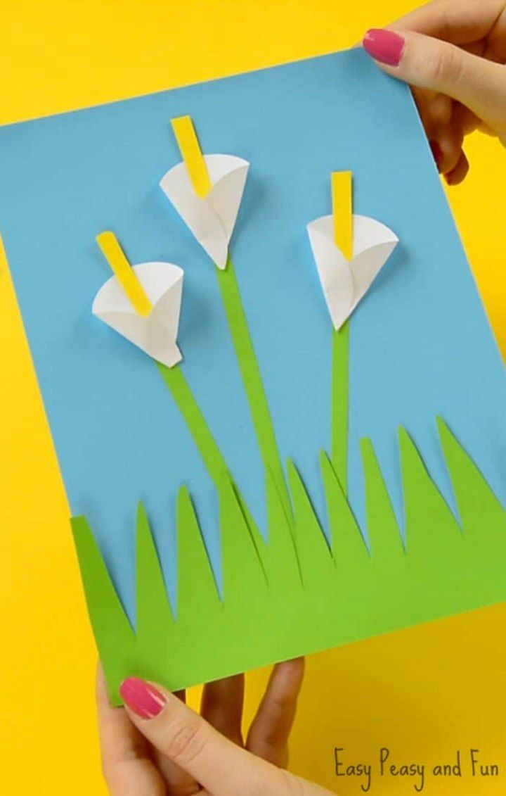 Lily Cut and Paste Crafts