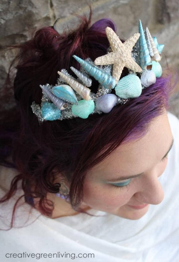 Mermaid Crown with Seashells