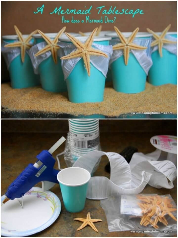 Mermaid Party Table Centerpiece