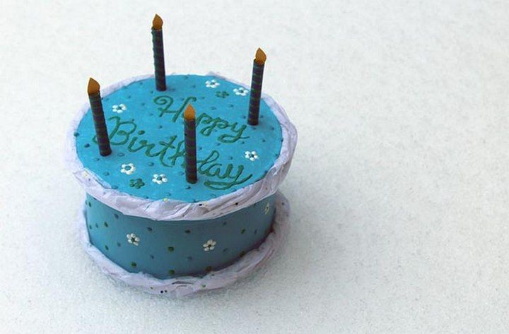 Mini Birthday Cake Gift Box