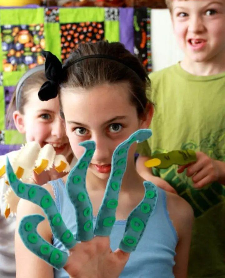 Monster Finger Puppets for Kids