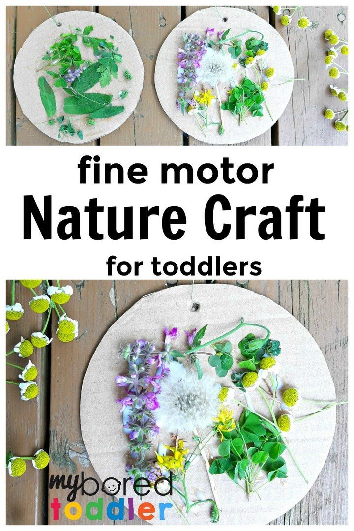 Outdoor Nature Craft for Toddlers