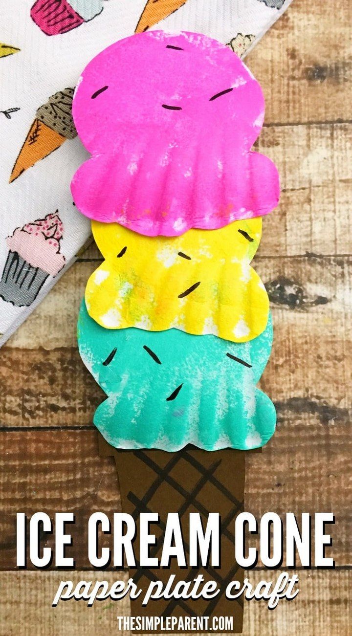 Paper Plate Ice Cream Craft for Sweet Fun