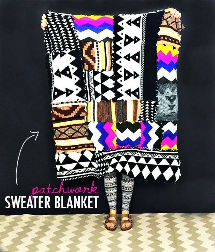 Patchwork Sweater Blanket