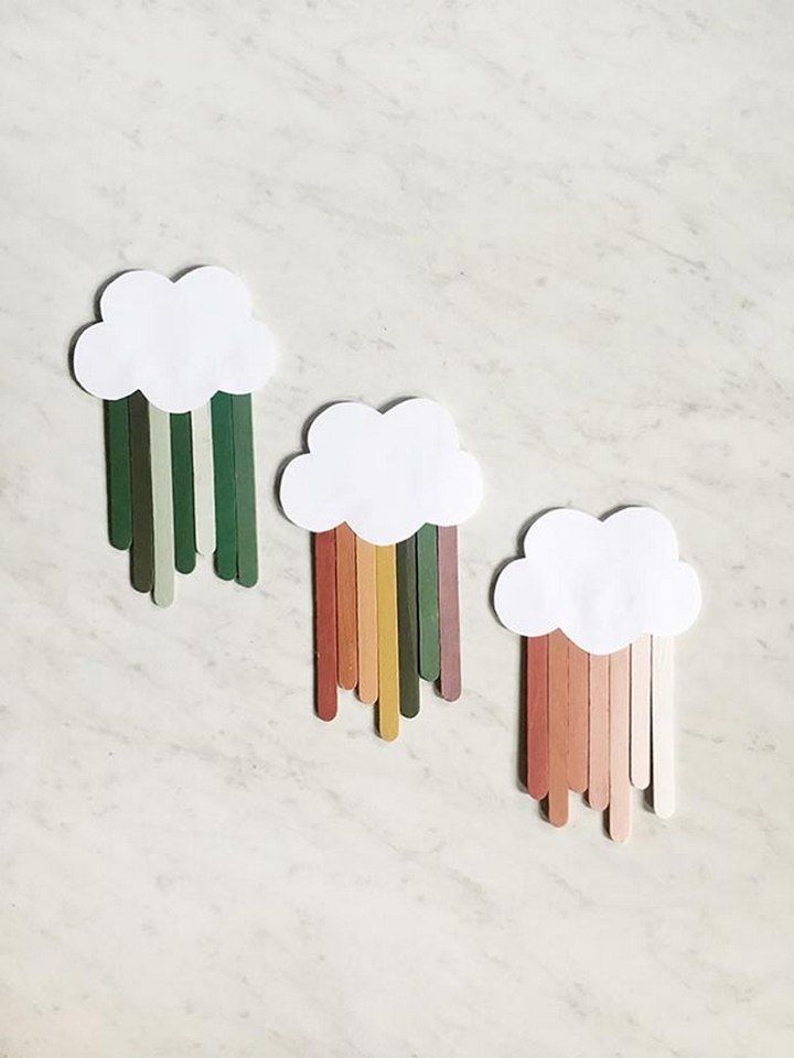 Popsicle Stick Cloud