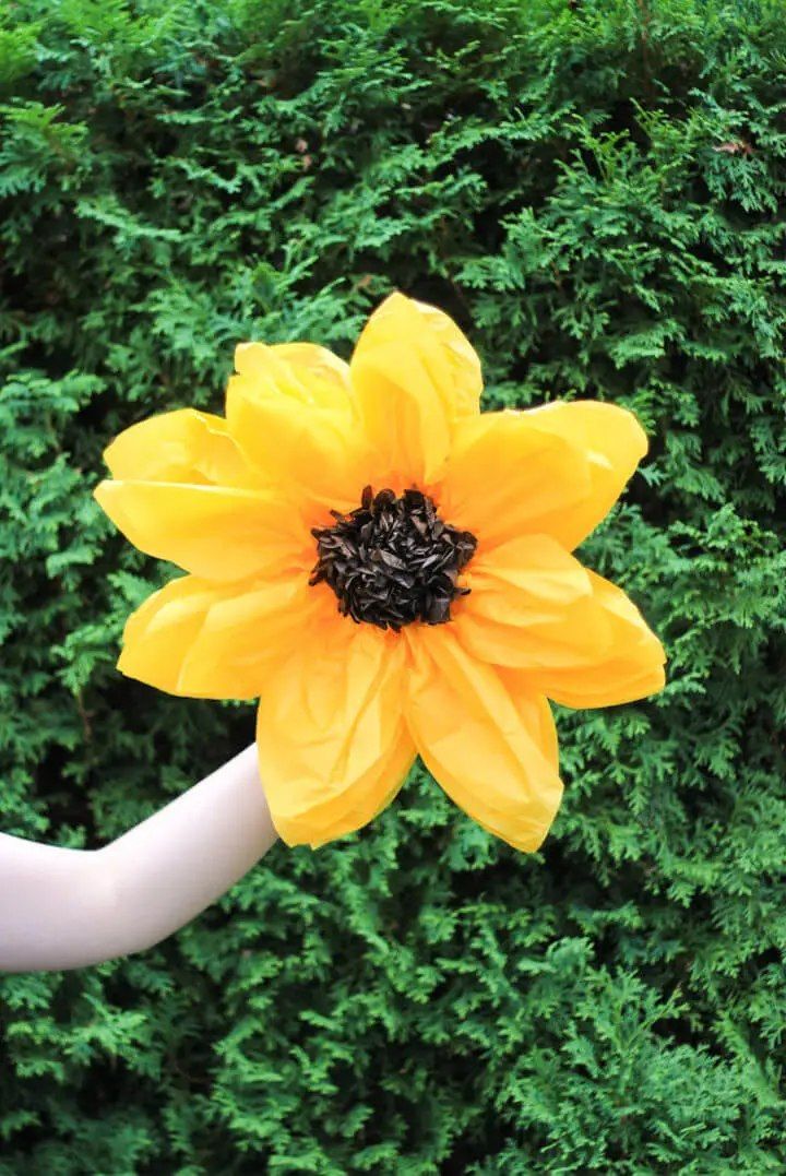 Pretty DIY Tissue Paper Flower