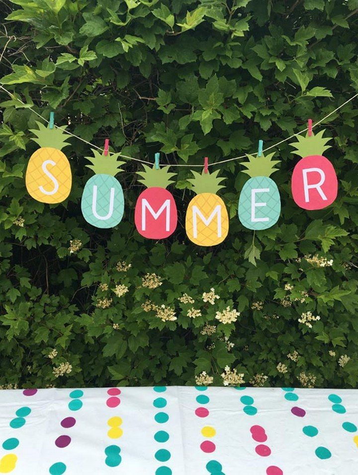 Printable Summer Banner