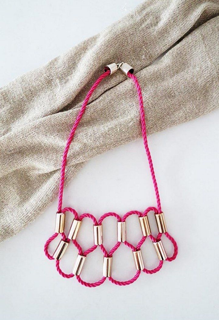 Rope Statement Necklace