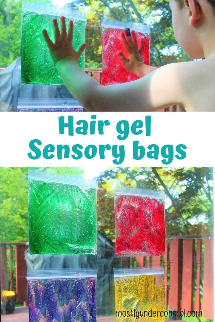 Sensory Play with Hair Gel