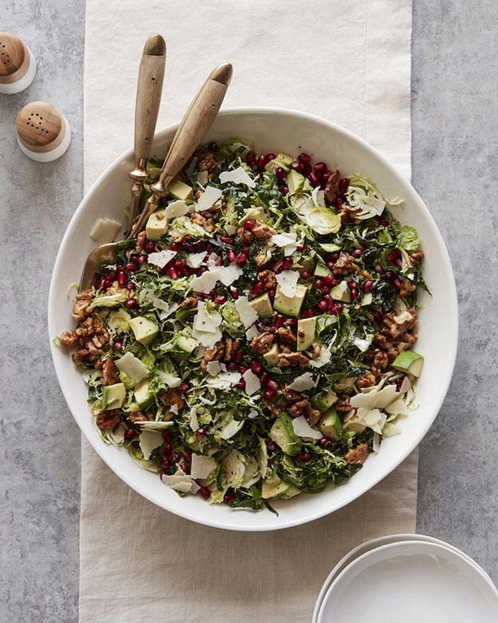 Shredded Brussels Sprouts Salad