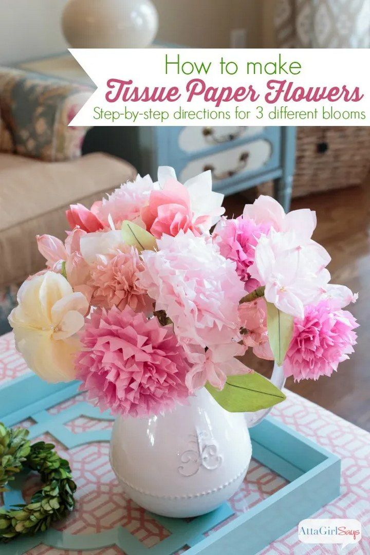 Tissue Paper Flowers