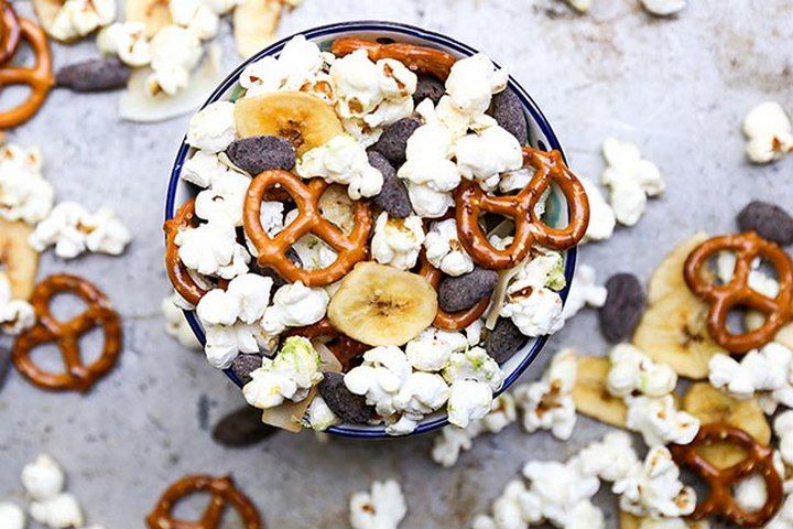 Tropical Popcorn Snack Mix