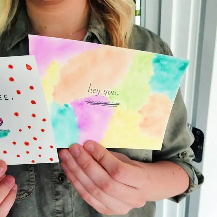 Watercolor Postcards