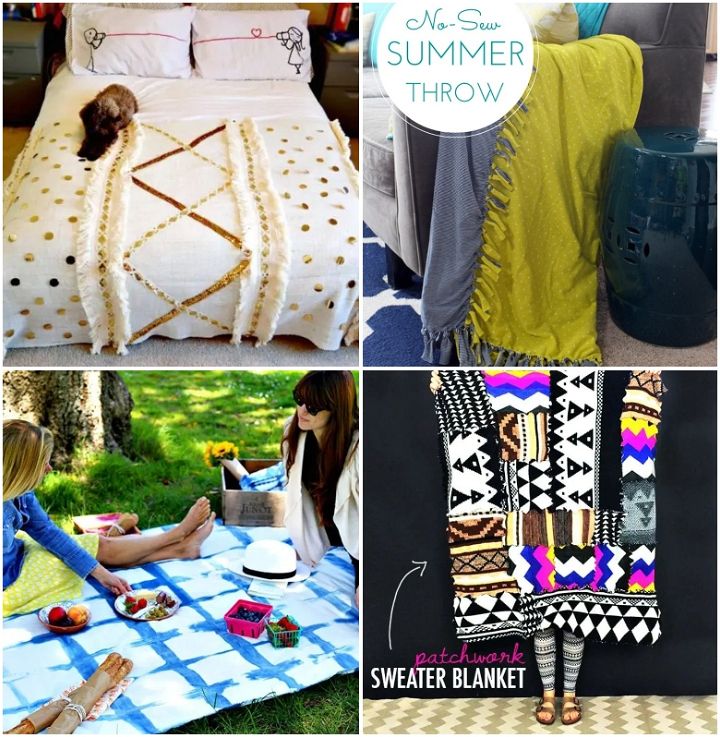 19 DIY Throw Blankets to This Weekend