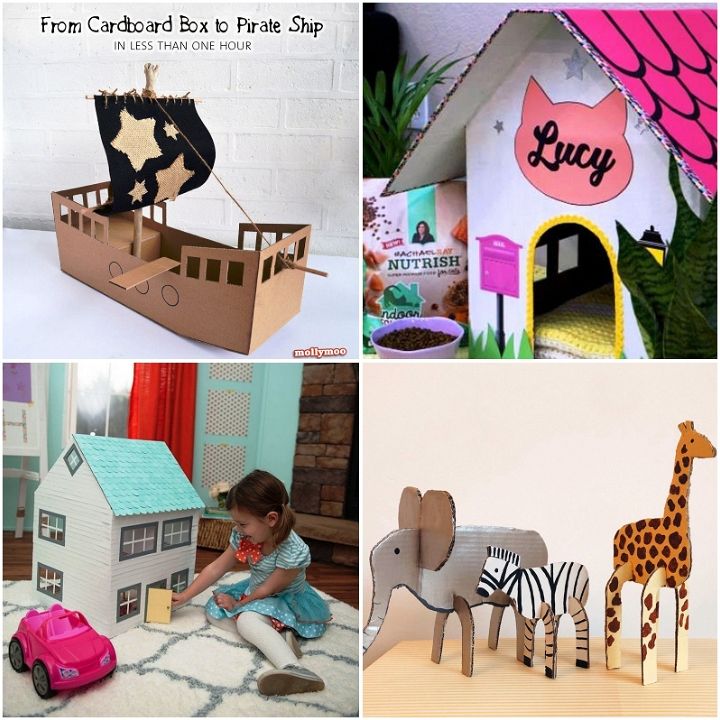 20 DIY Cardboard Craft Projects Thats Very Useful
