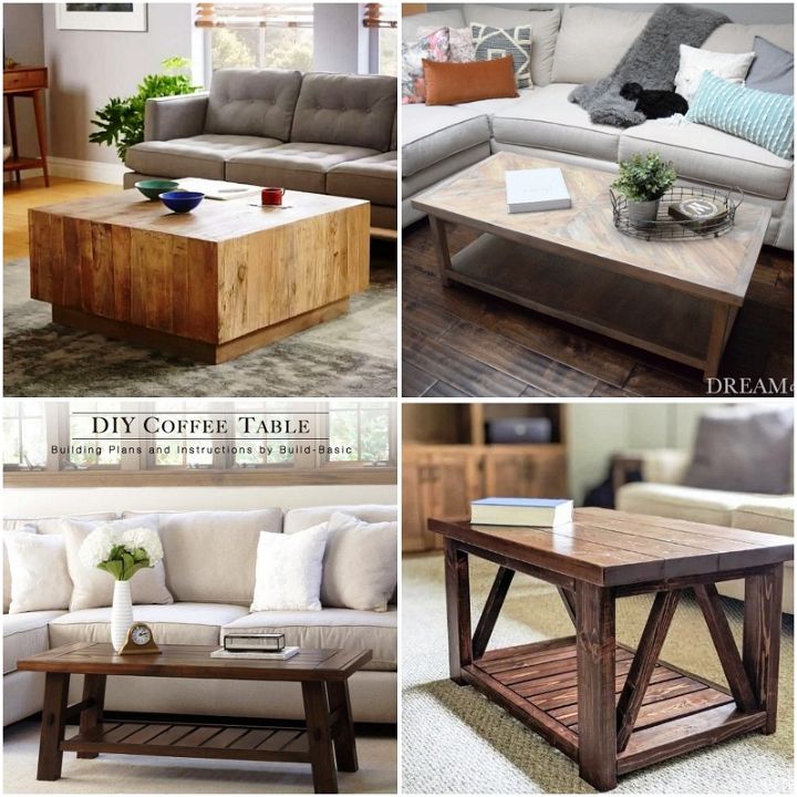 25 DIY Coffee Table Plans That Are Totally Free
