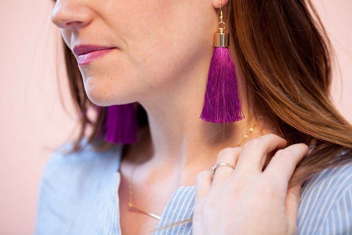 Gorgeous Style DIY Tassel Earrings