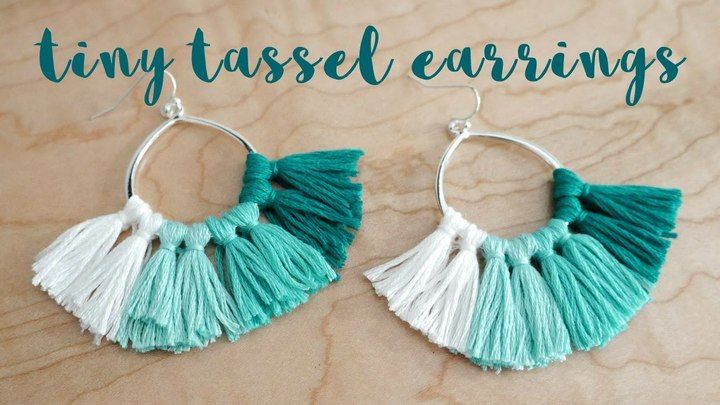 Tiny Tassel Earrings