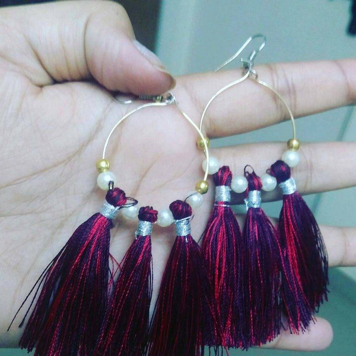 Trendy DIY Tassel Earrings