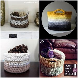 19 Free Crochet Basket Patterns For Beginners
