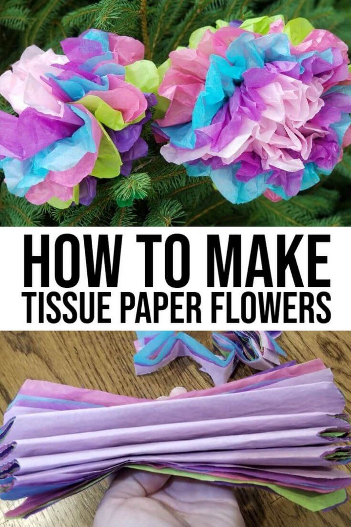 Amazing Colors Tissue Papr Flowers