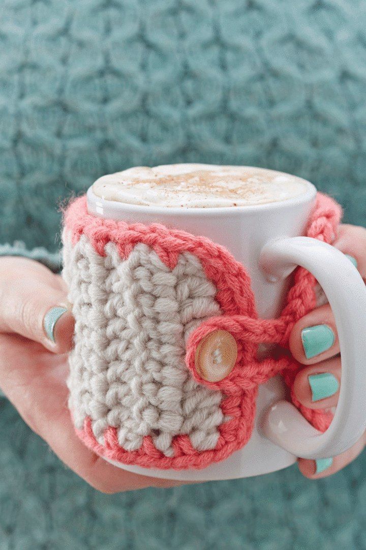 Chunky Crochet Mug Cozy