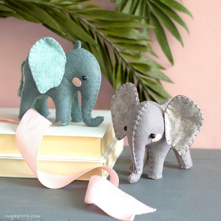 DIY Felt Elephants