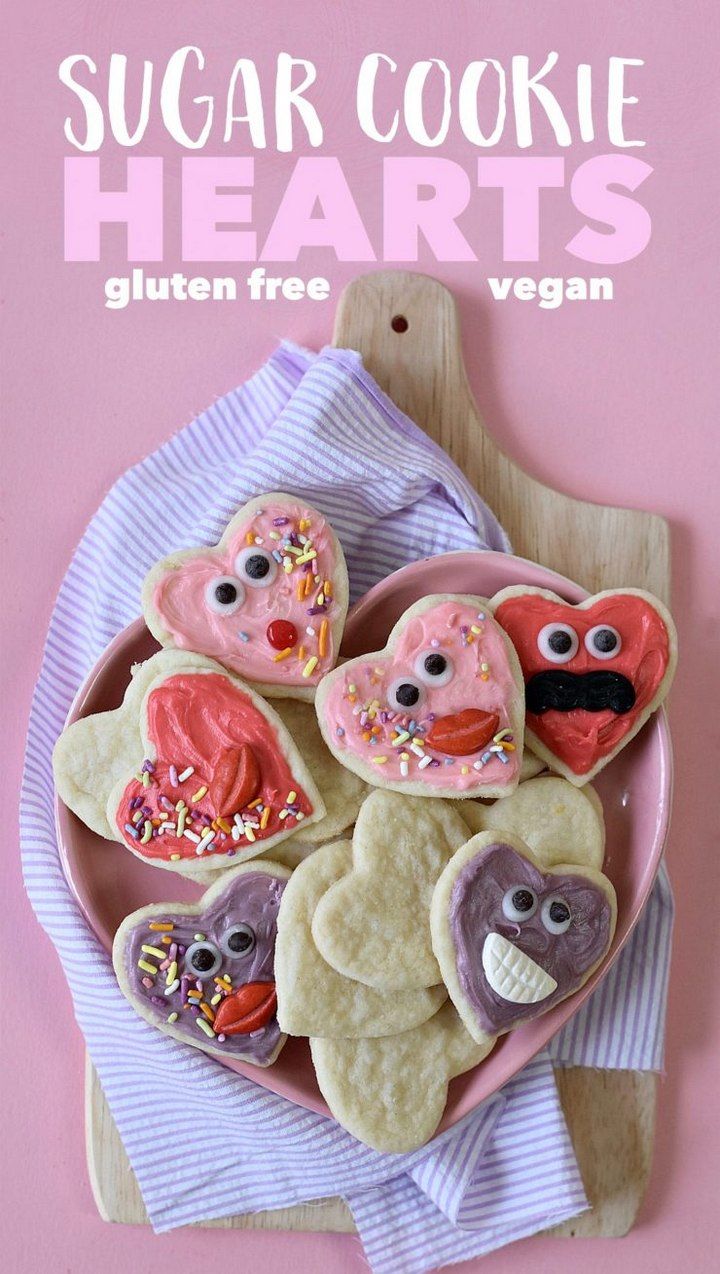 Gluten Free Sugar Cookie Hearts