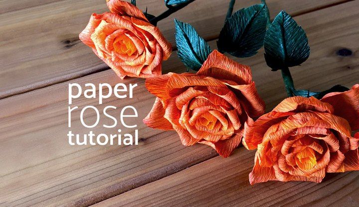 How To Make Paper Roses Paper Flower Tutorials