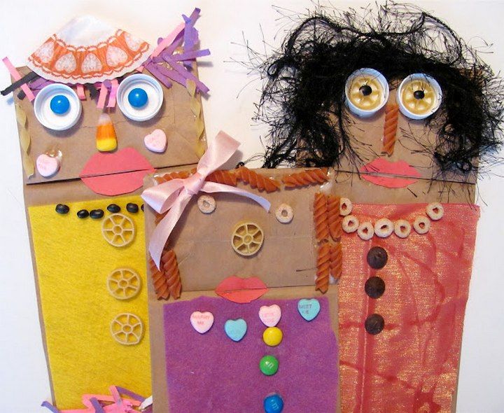 Paper Bag Puppets Inspired by Fandango