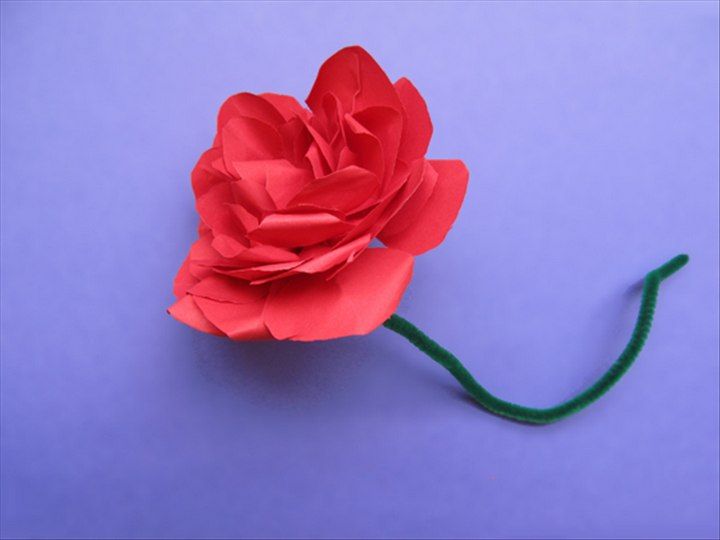 Paper Rose without Glue