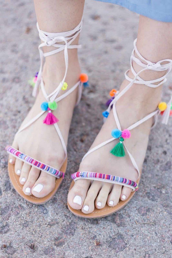 Relaxed Style Statement DIY Sandals to Keep You Stylish This Summer