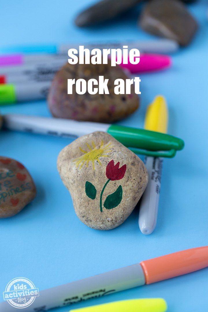 Sharpie Rock Art