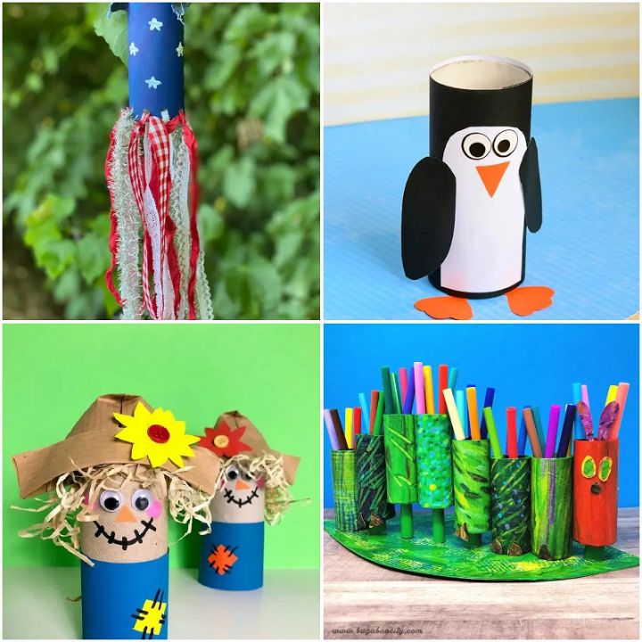 46 Easy To Make Toilet Paper Roll Crafts For Kids - Susie Harris