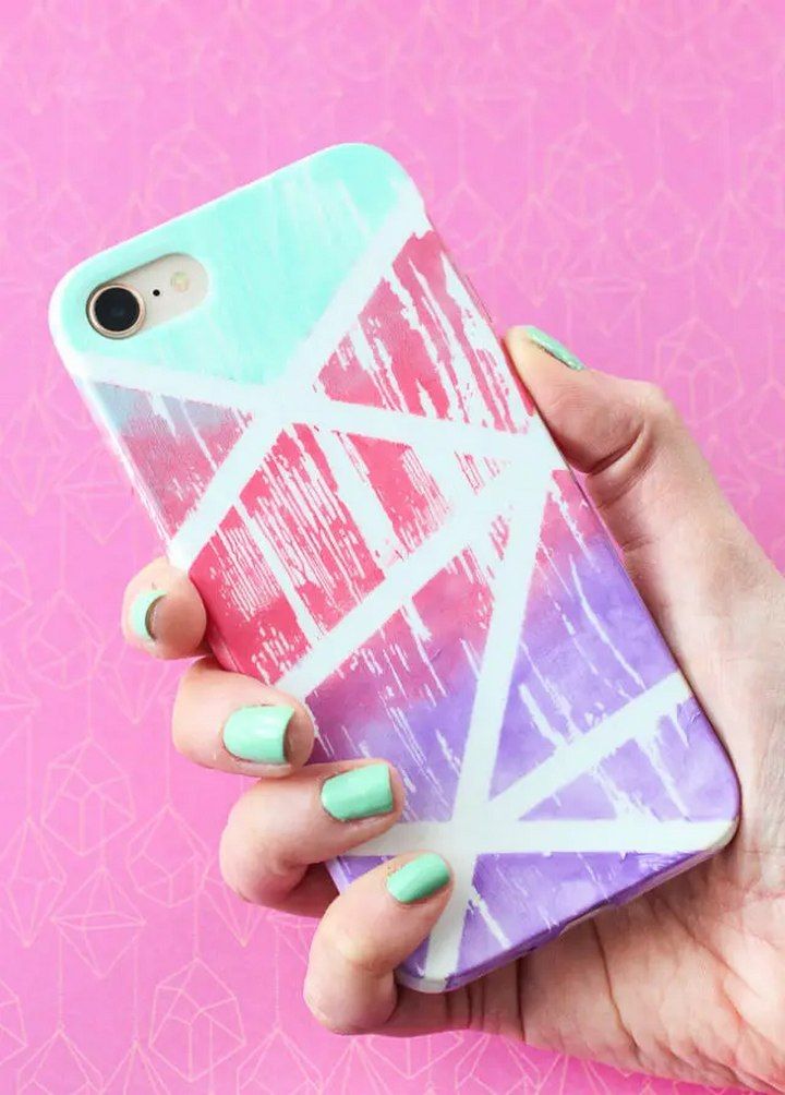 Abstract Gradient Painted Cell Phone Case