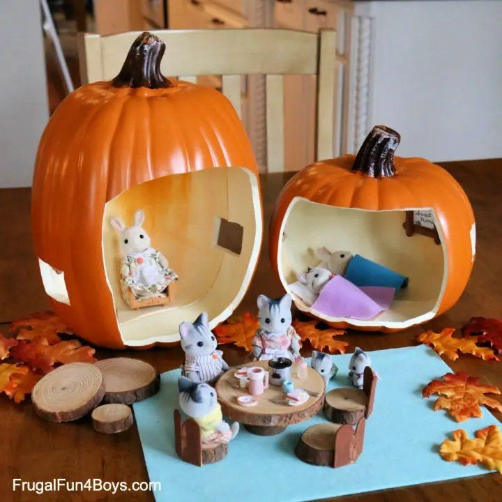 Adorable Pumpkin Doll House