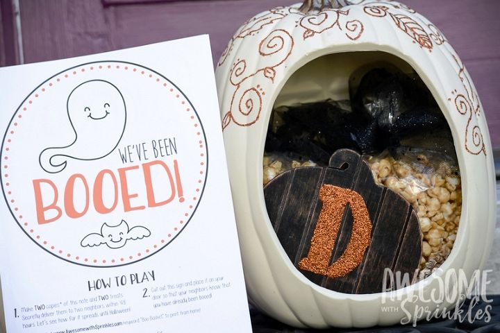 Boo Basket Printable With Gift Ideas Round up