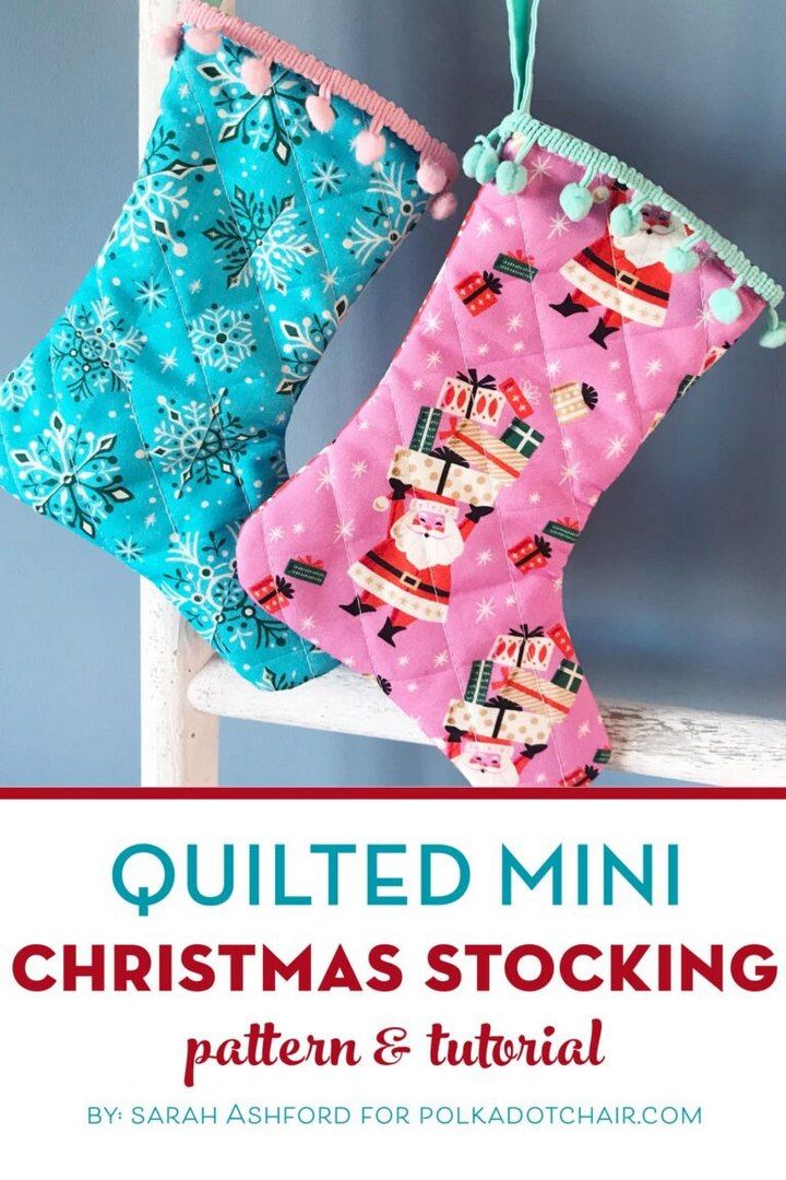 Bright Quilted Stockings