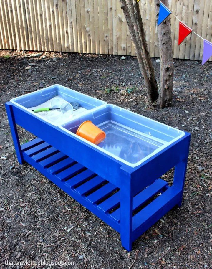 Build Your Own Sand and Water Play Table