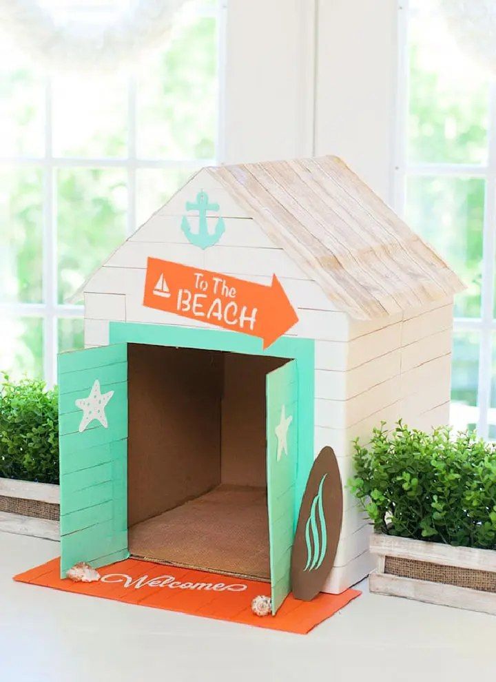 Cabana Inspired Cat or Dog House