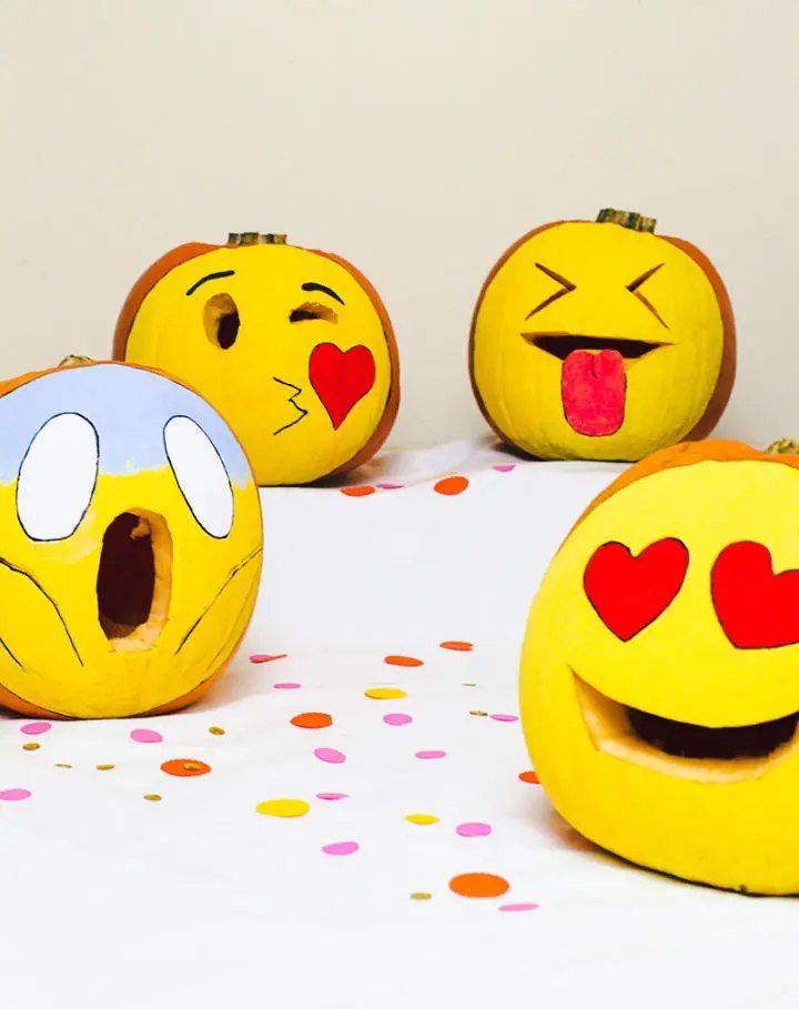 Carved Pumpkin Emojis